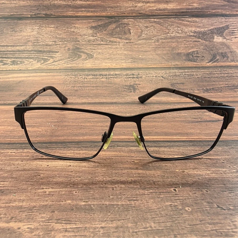 Polo Ralph Lauren PH 1147 9038 Mens Matte Black Rectangular Eyeglasses 54-16-145